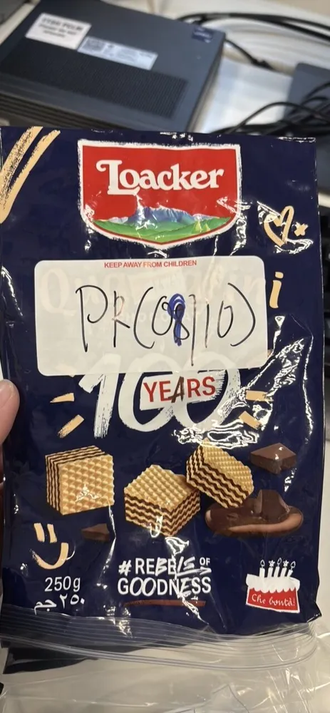 Loacker Wafers Quadratini Chocolate
