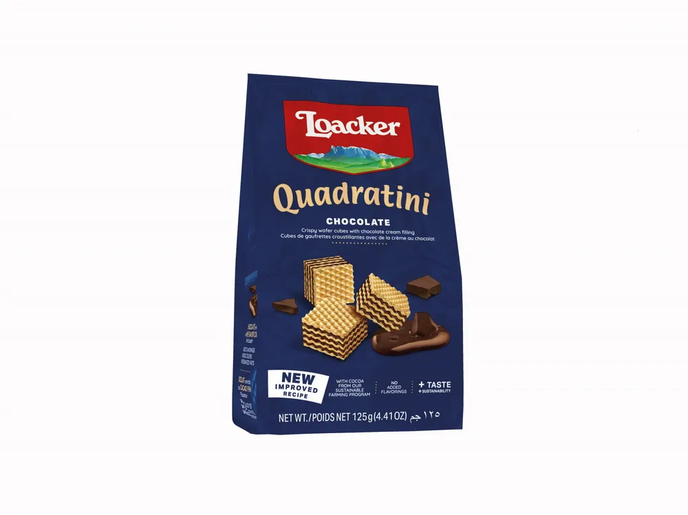 QUADRATINI CHOCOLATE 125G - LOACKER - 125g
