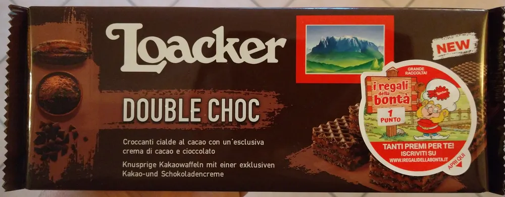 LOACKER DOUBLE  CHOC