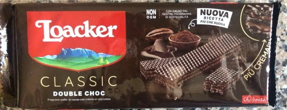 Classic double choc wafer