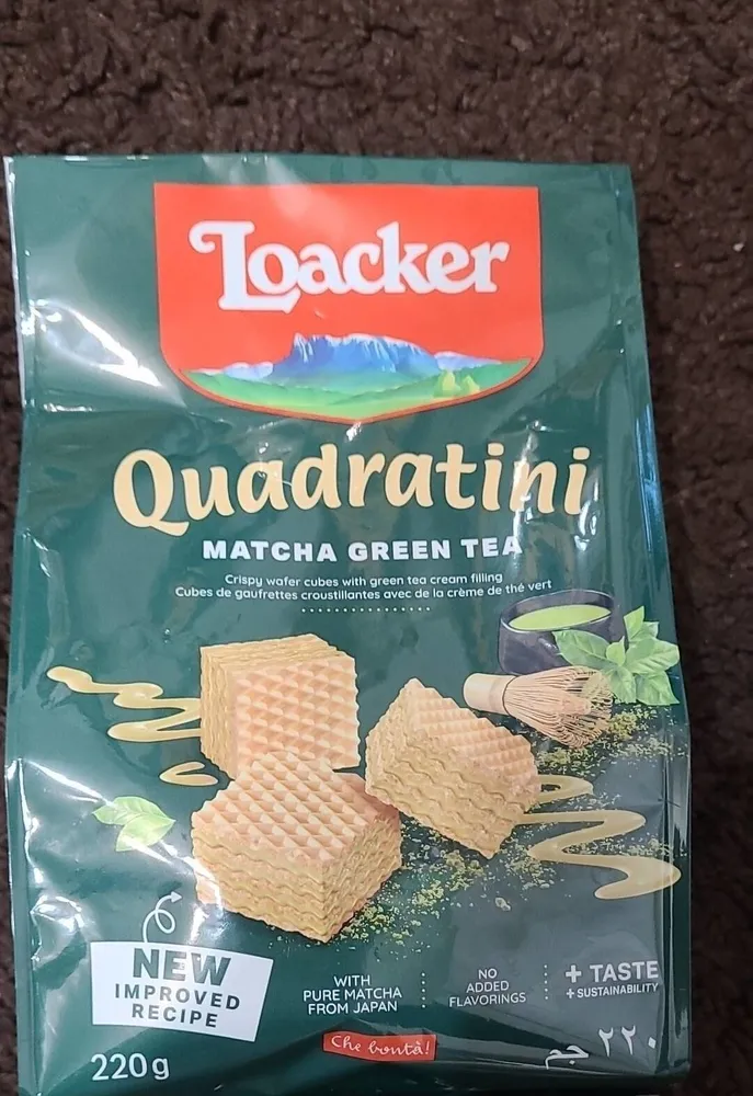 Quadratini matcha green tea