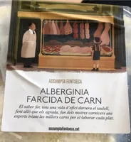 Albarginia farcida de carn