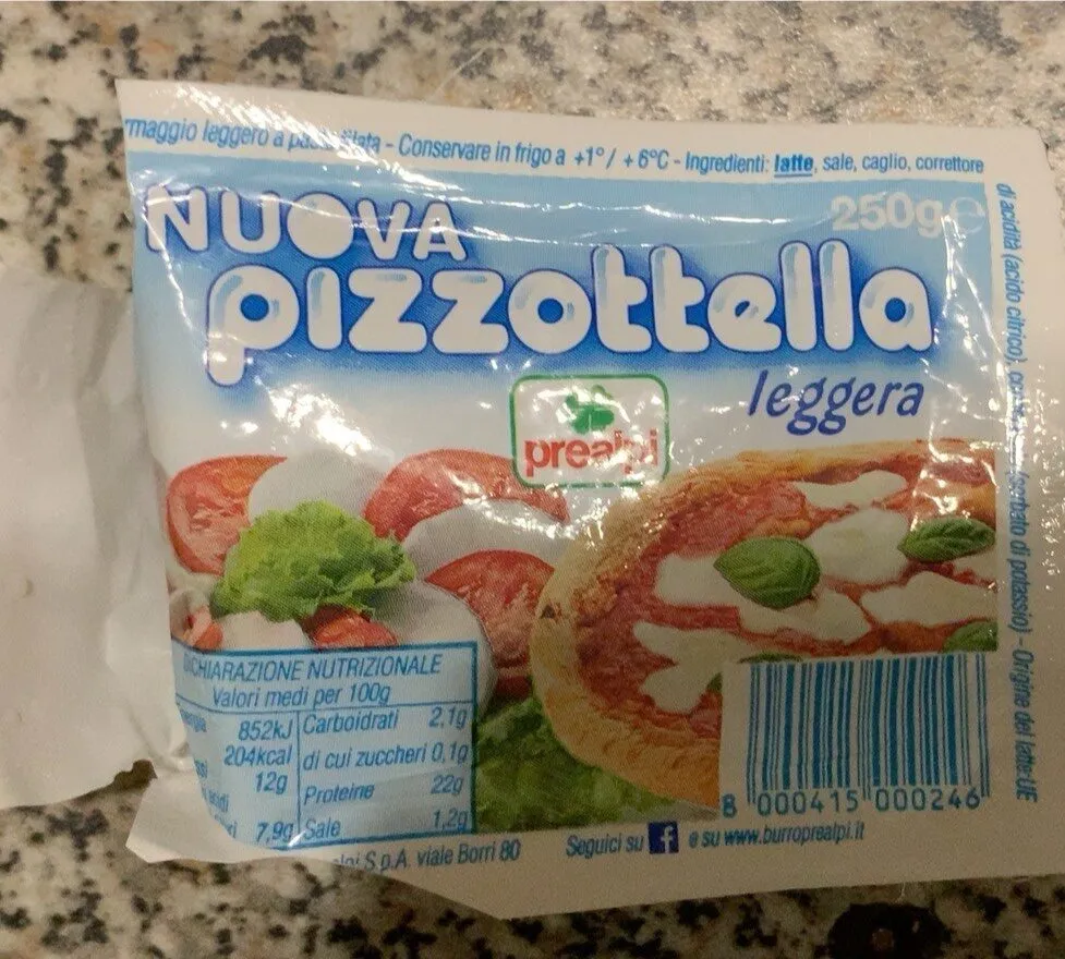 Nuova Pizzottella leggera