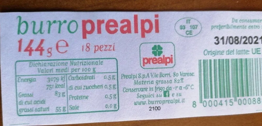 Burro prealpi