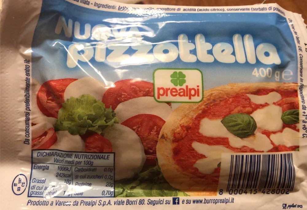 Mozzarella per pizza