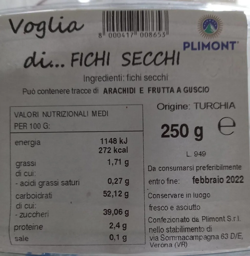 Voglia di fichi secchi