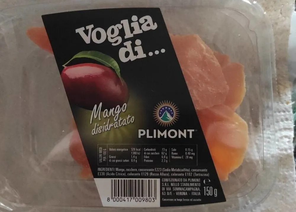 Mango disidratato