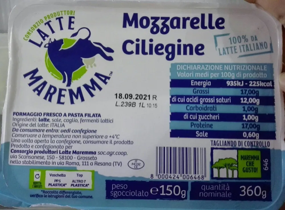 Mozzarelle ciliegine