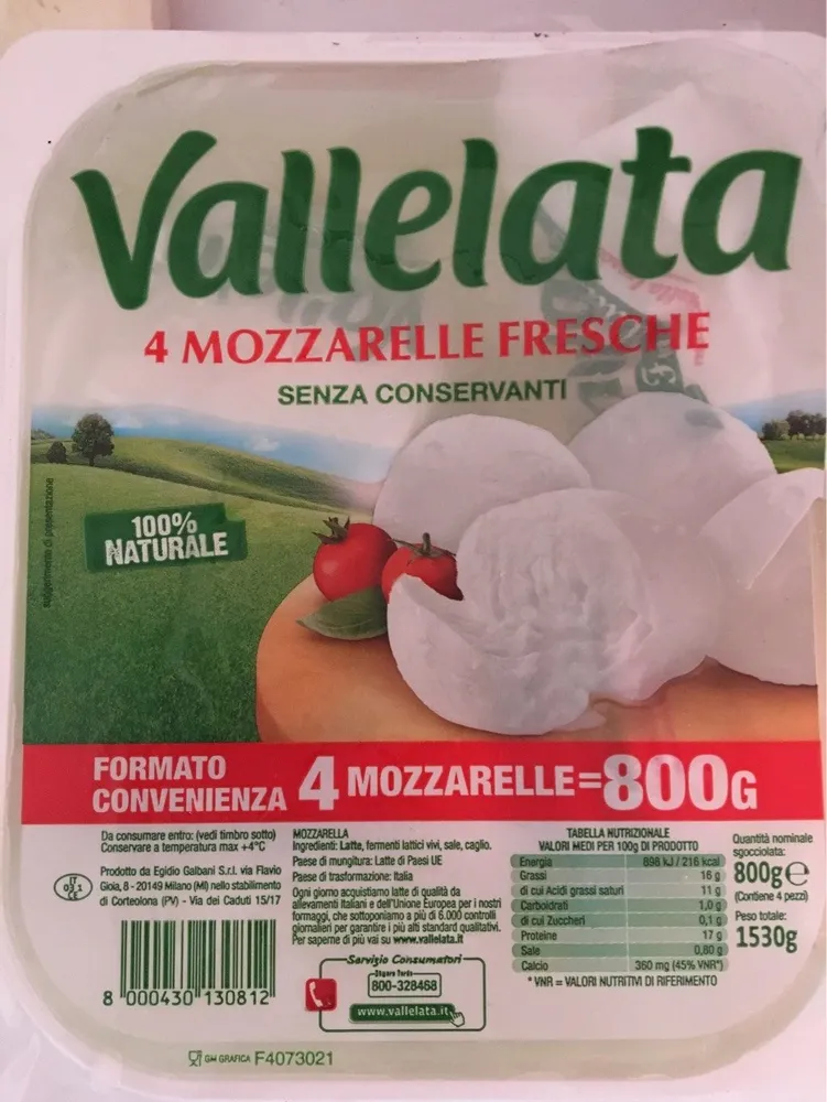 Galbani Mozzarella Vallelata