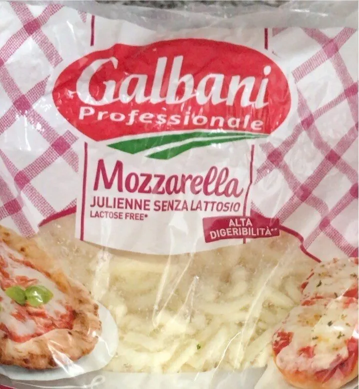 Mozzarella Julienne senza lattosio