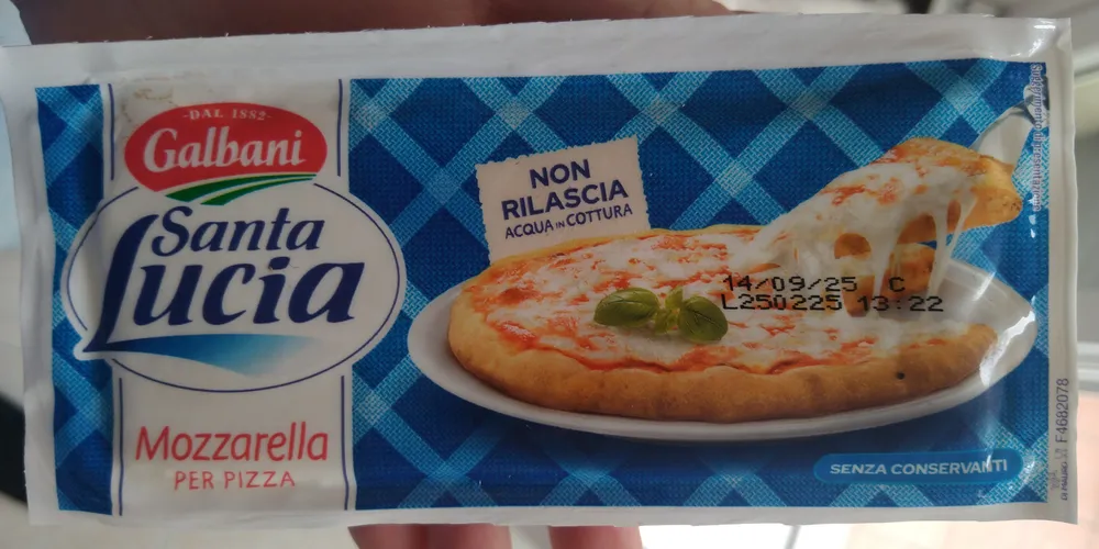 Mozzarella per pizza