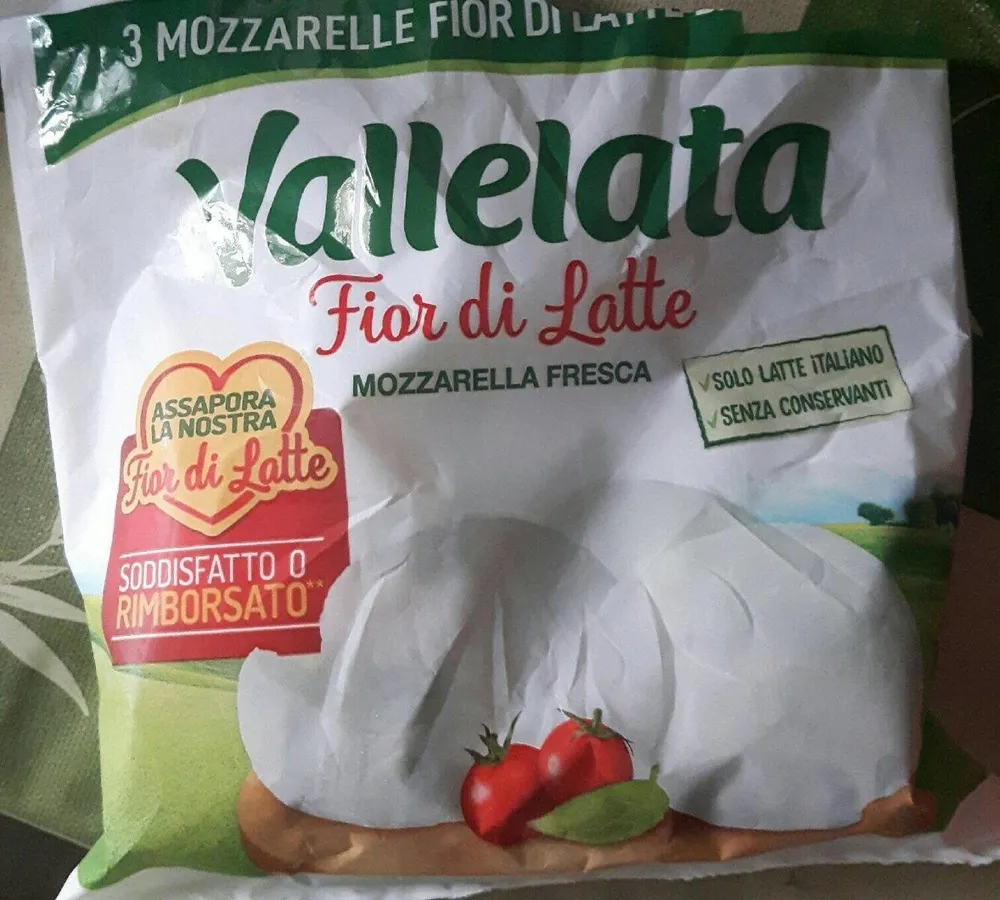 Mozzarella fior di latte Vallelata x3