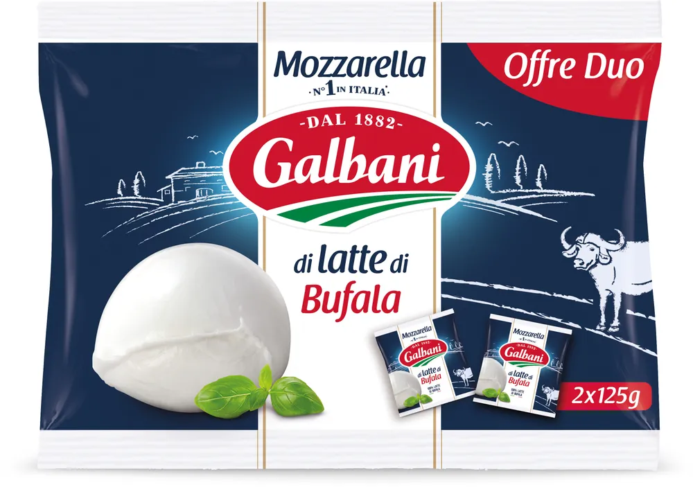 GALBANI MOZZARELLA DI LATTE DI BUFALA 2 x 125G