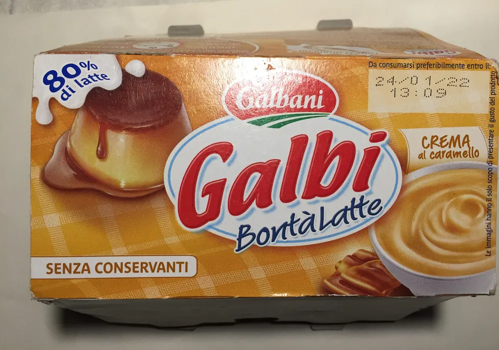 Galbi bontàlatte crema al caramello