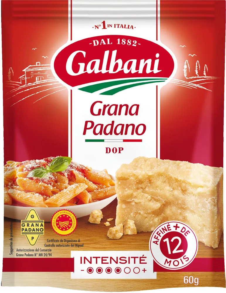 Grana padano sachet fraicheur 60g