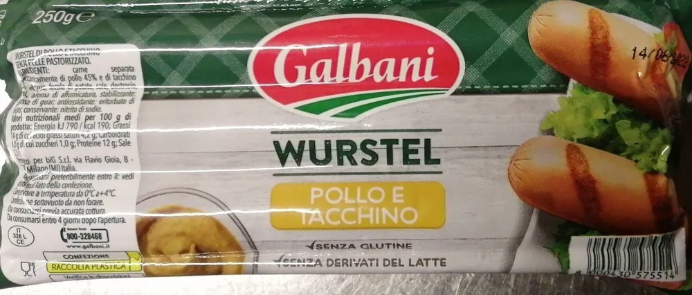 Wurstel pollo e tacchino