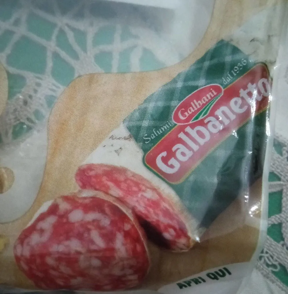 Salame a fette Galbanetto