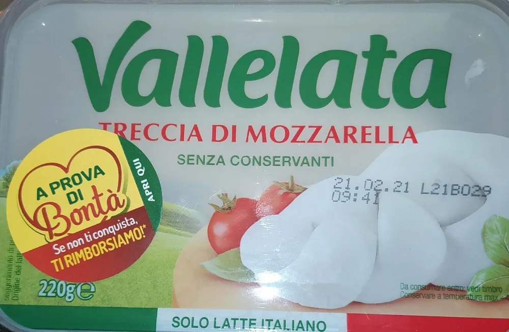 Treccia di mozzarella