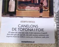 Canelons de tofona i foie