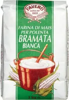 Farina di mais bramata bianca per polenta