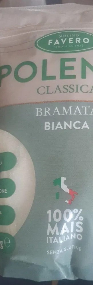 Polenta classica bramata bianca