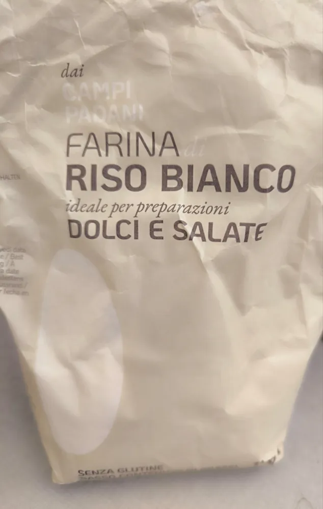 Farina di riso bianco
