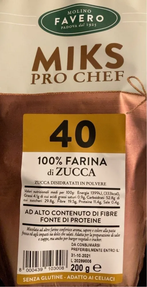 Farina di zucca