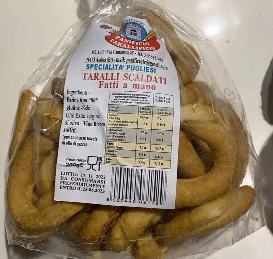 Taralli scaldati