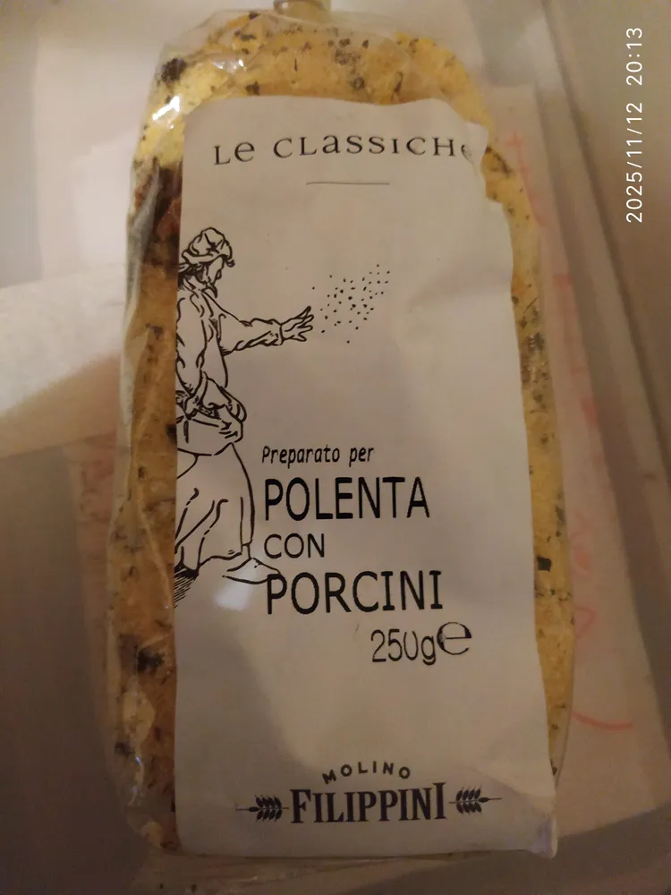 Preparato per polenta con porcini