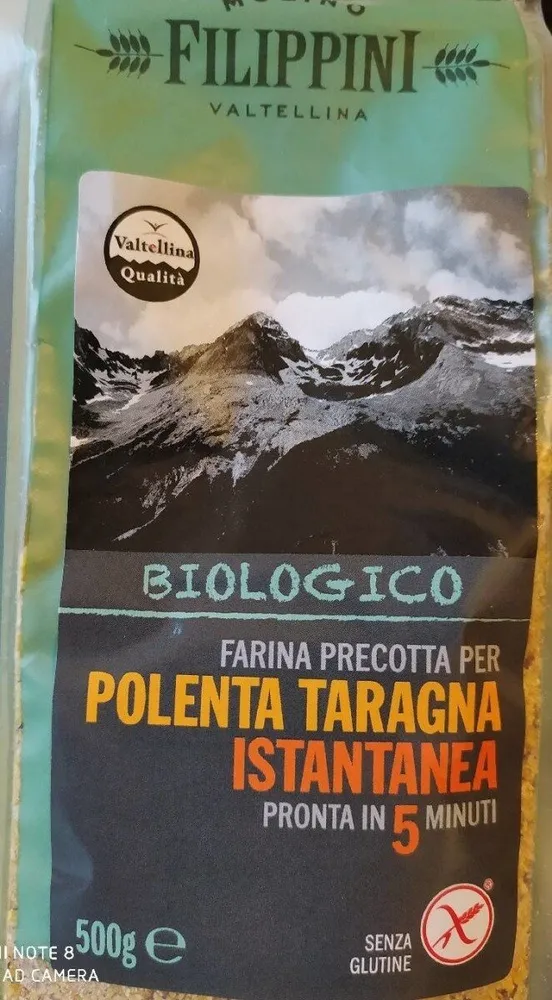 Farina precotta per Polenta Taragna Istantanea