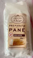Preparato per pane gluten free