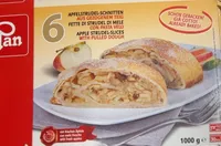 Fette di strudel di mele