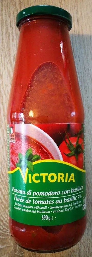 Puree Tomates Basilic 70CL Victoria