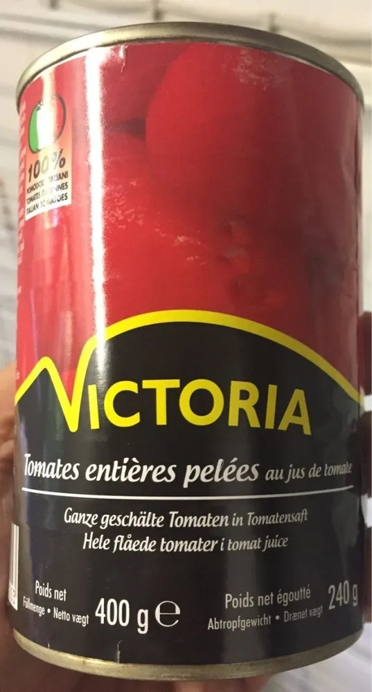 Tomates entières pelées au jus de tomate