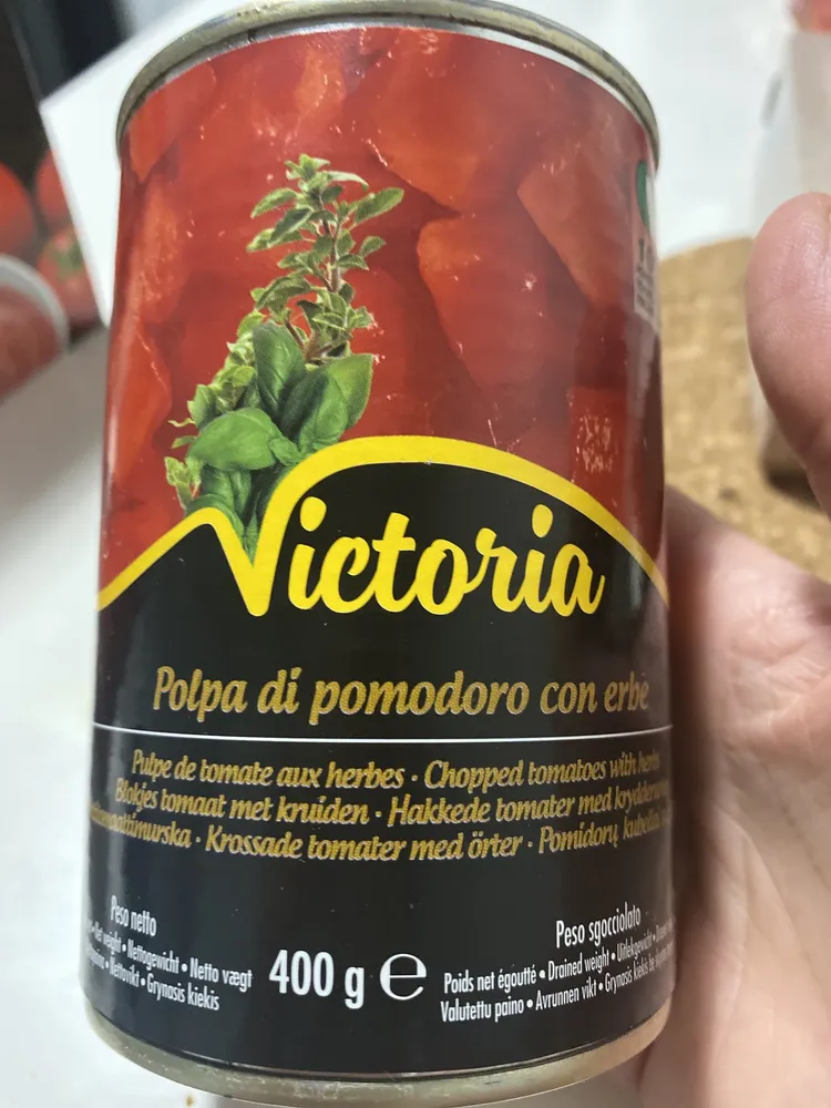 Polpa di pomodoro con erbe