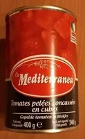 Tomates pelées concassées en cube