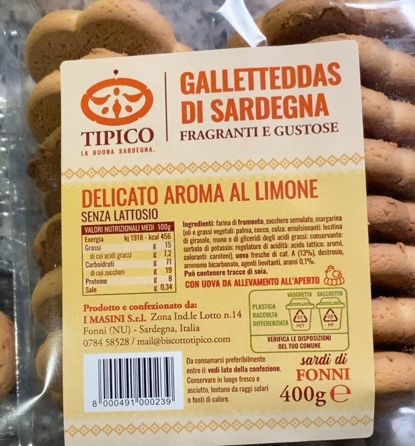 Galletteddas di sardegna
