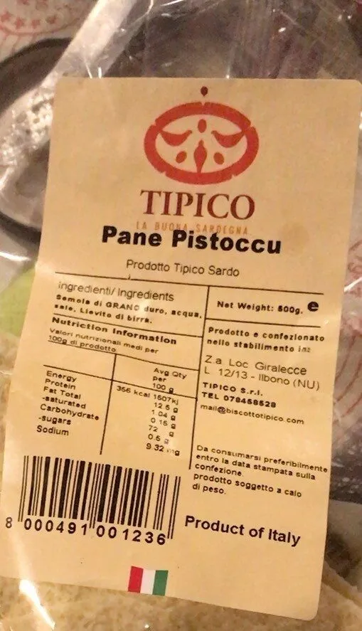 Pane pistoccu