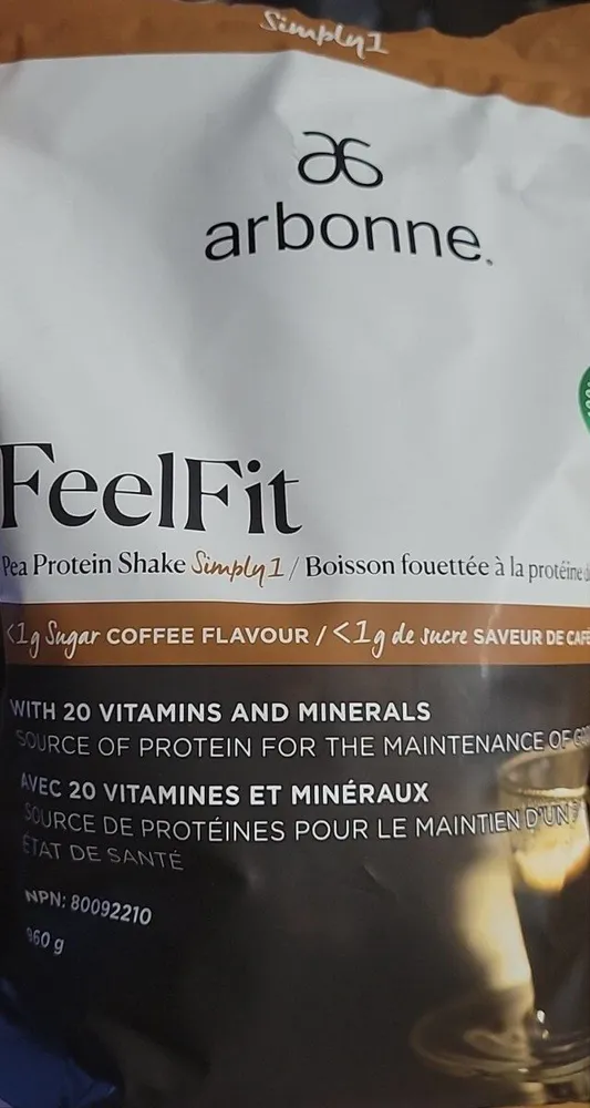 Feel fit pea protein shake