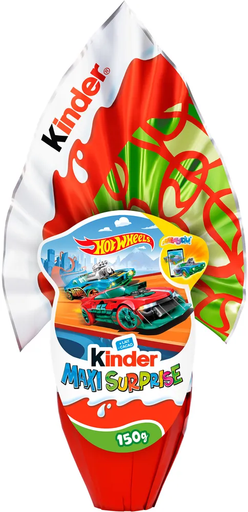 Maxi Kinder Surprise 150g Hotwheels