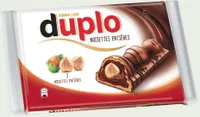 Duplo gaufrettes de chocolat au lait noisettes entières x5 - 130g