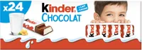 Tablette Kinder Chocolat Chocolat au Lait x24 -300g