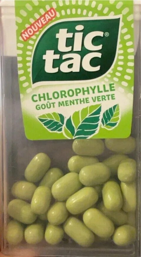 Tic Tac Chlorophylle Menthe Verte