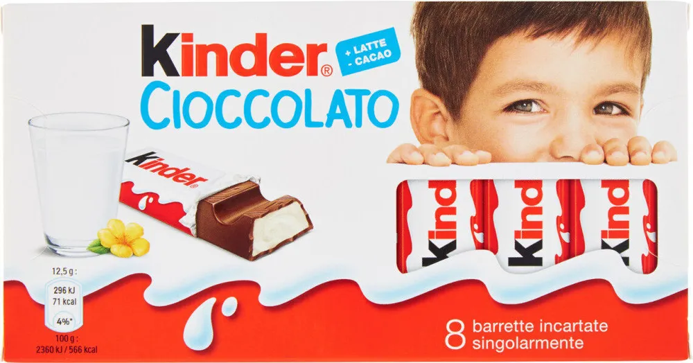 Cioccolato Kinder 8 pz