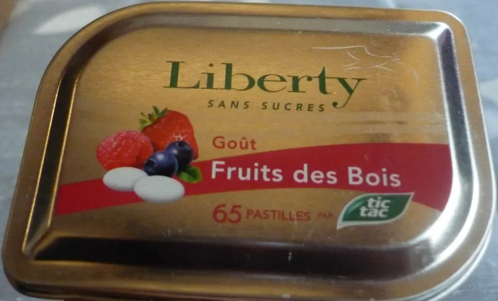 Liberty Sans sucres goût fruits des bois