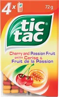 Tic tac goûts cerise & fruit de la passion