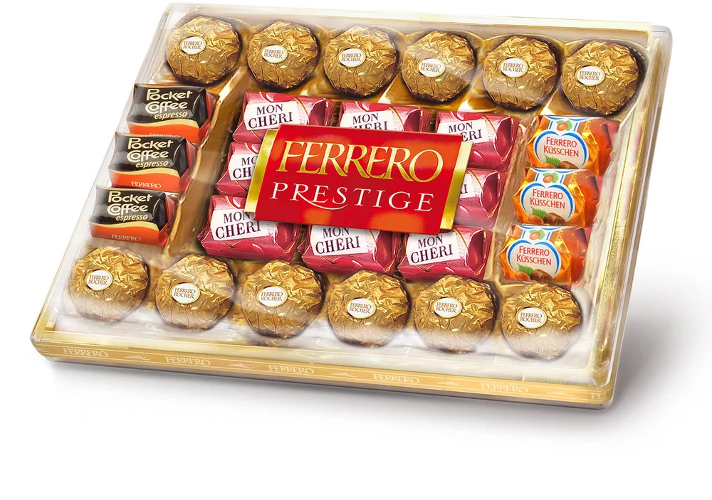 Boîte assortiment variétés de chocolat