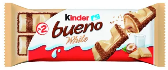 kinder bueno white