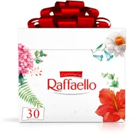Raffaello gaufrettes enrobées de noix de coco fourrées cube x30- 300g