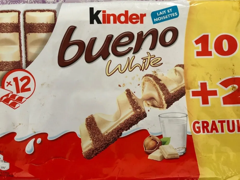 Kinder bueno white